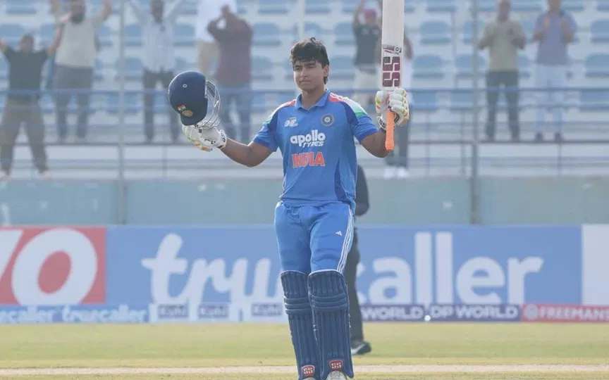 Vaibhav Suryavanshi slams 96 runs from just 50 balls [Source: X]
